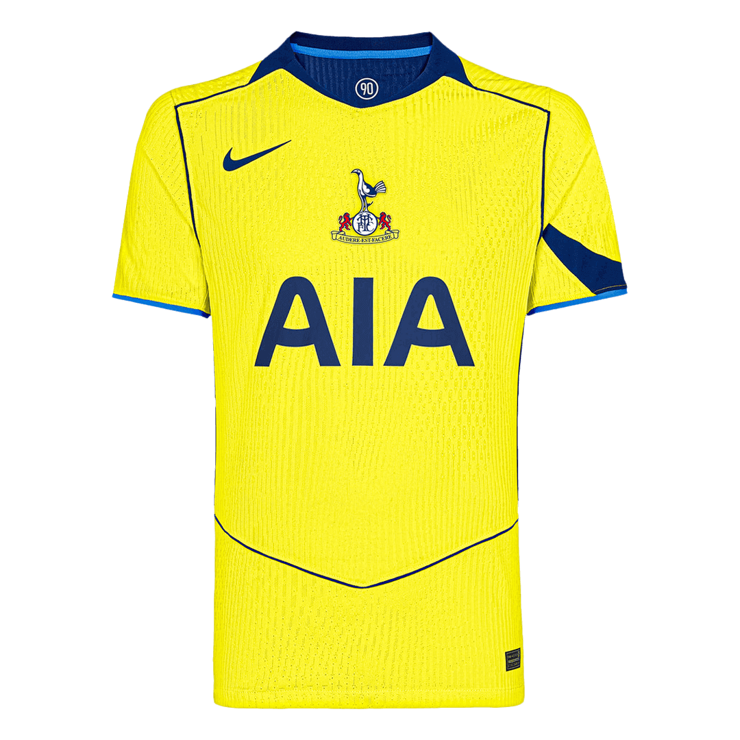 Tottenham Hotspur Játékos Idegenbeli Harmadik Mez 2025/26 Sárga