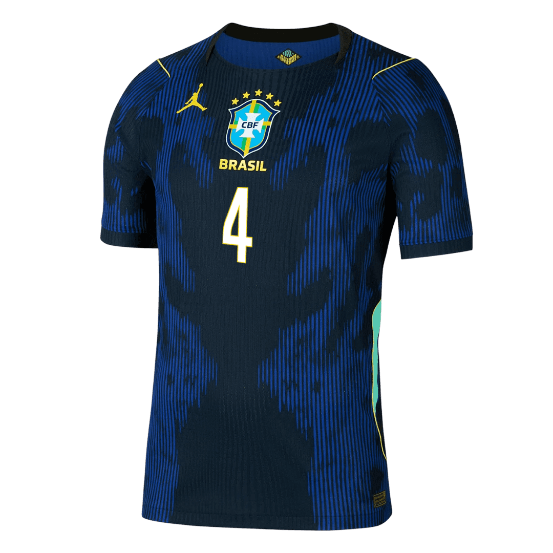 MARQUINHOS #4 Brazil Játékos Verzió Idegenbeli Mez Világbajnoki 2026