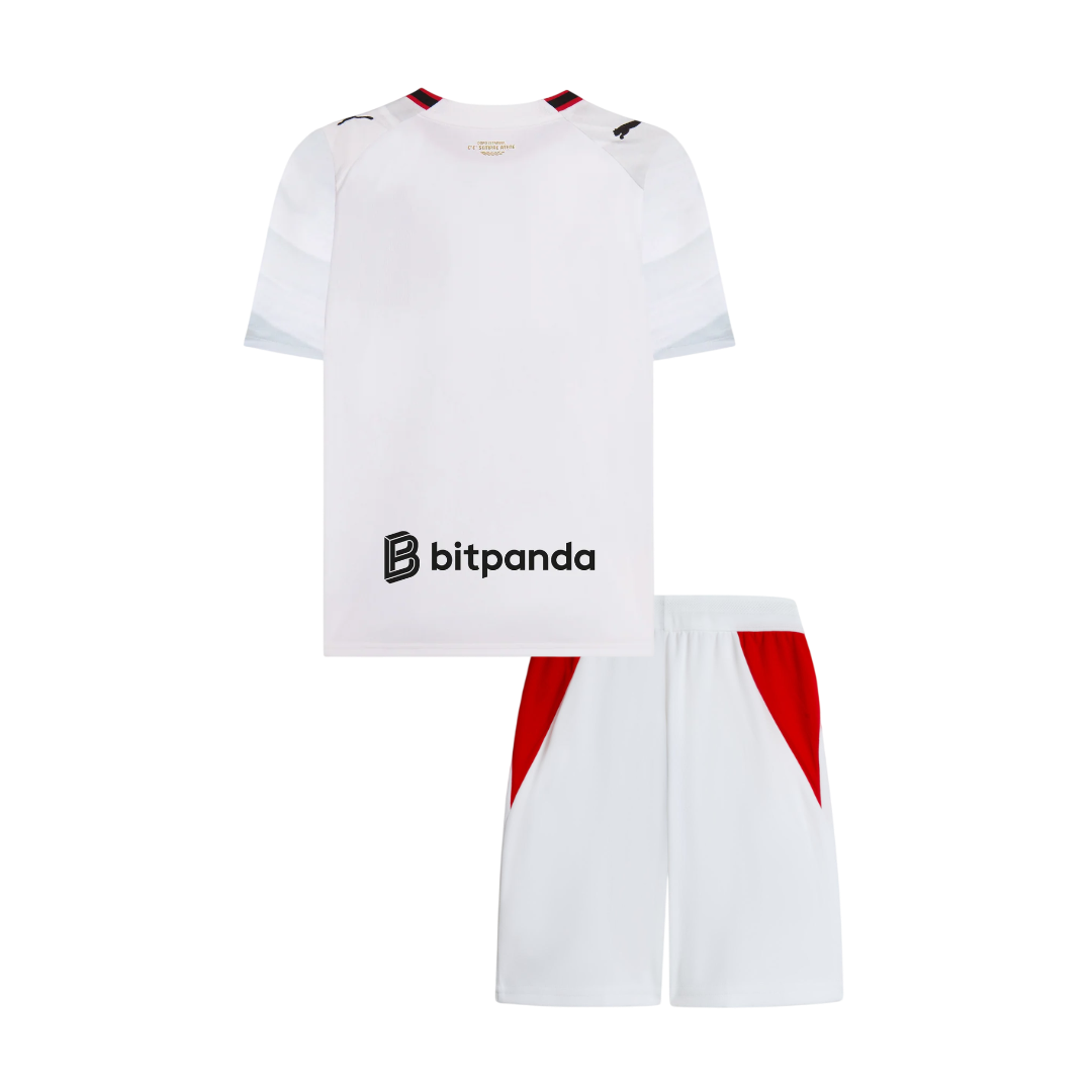 AC Milan Gyerek Idegenbeli Mez 2026/27 Fehér