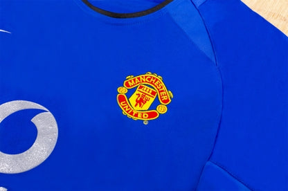 Manchester United Harmadik Retro Futball Mez 2002/03 Kék