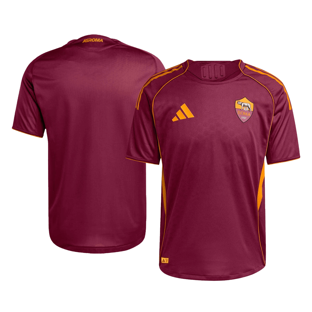 Roma Játékos Otthon Mez 2025/26 Piros