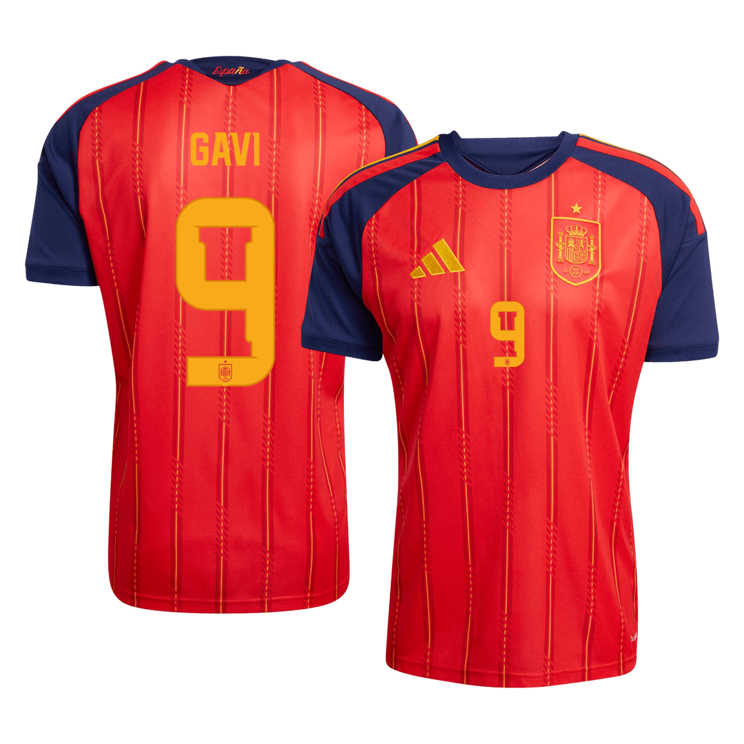 GAVI #9 Spain Hazai Futball Világbajnoki 2026 Piros