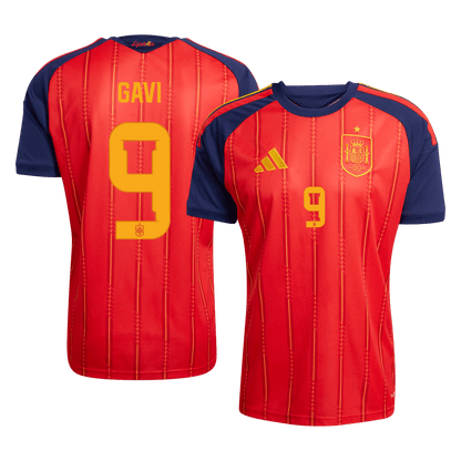 GAVI #9 Spain Hazai Futball Világbajnoki 2026 Piros