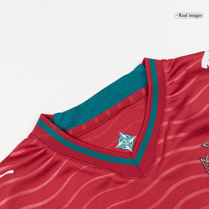 Portugal B. FERNANDES #8 Gyerek Hazai Világbajnokság Mez Készlet(Mez+Nadrág) 2026 Piros