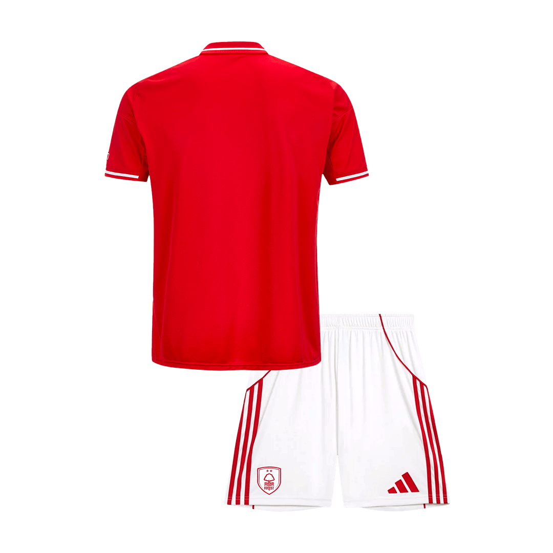 Nottingham Forest Gyerek Hazai Mez Készlet(Mez+Nadrág) 2025/26 Piros