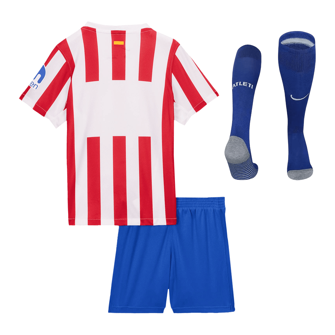Gyerek Atletico Madrid 
Otthoni 
Mez 
Készlet (Mez + Nadrág + Zokni) 
2025/26