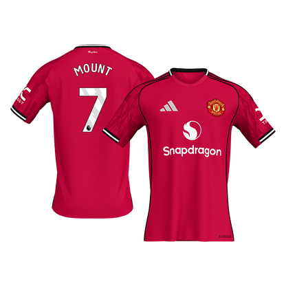 MOUNT #7 Manchester United
 Otthon Futball Mez 2025/26 Piros