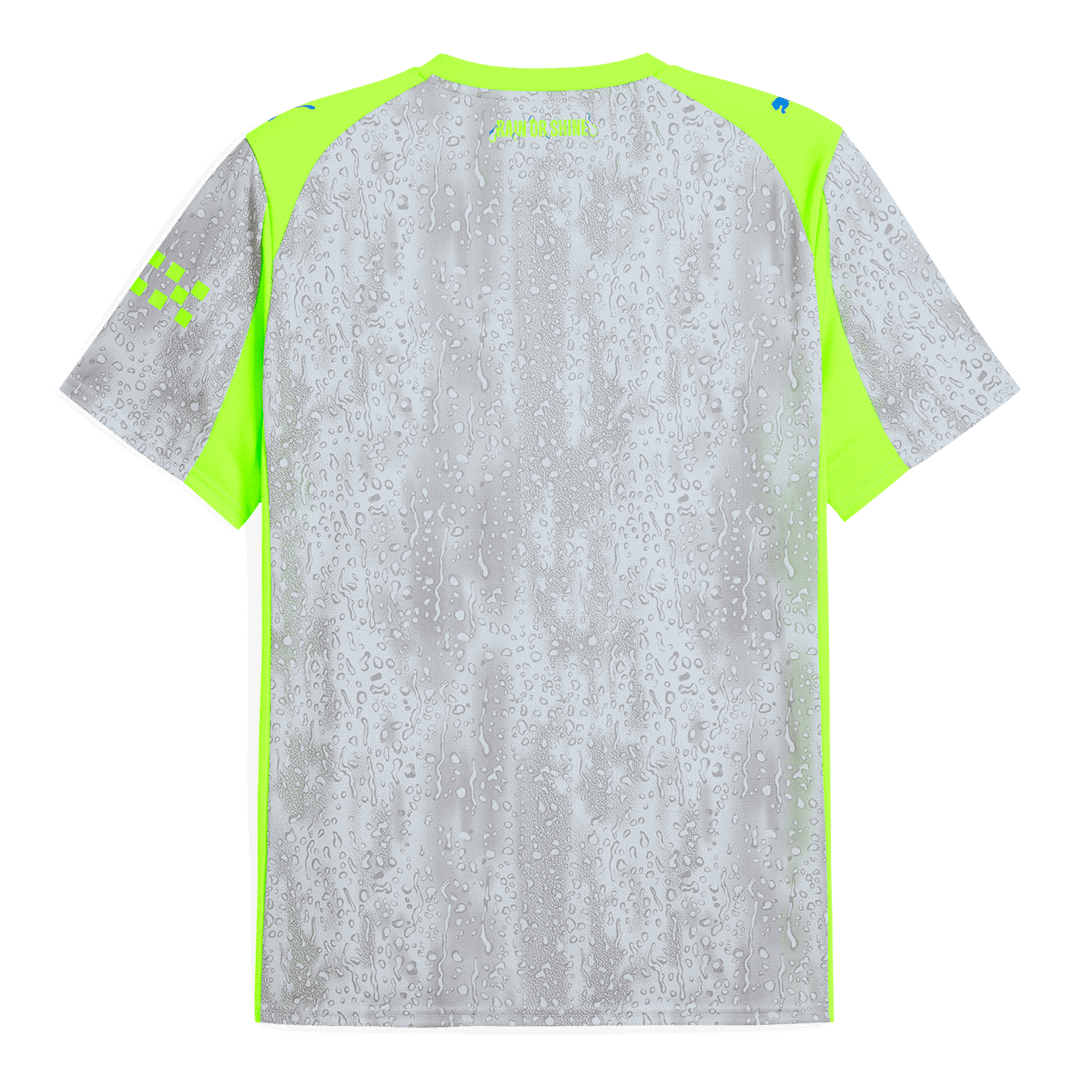 Manchester City Idegenbeli Harmadik Mez Szett (Mez+Nadrág+Zokni) 2025/26 Szürke