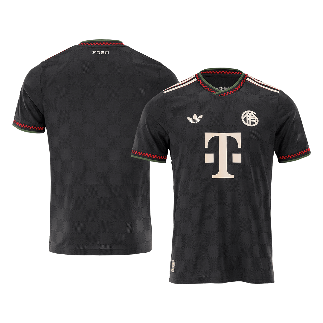 Játékos Bayern Munich Idegenbeli Harmadik Mez Szett (Mez+Nadrág) 2025/26 Fekete