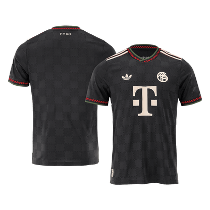 Játékos Bayern Munich Idegenbeli Harmadik Mez Szett (Mez+Nadrág) 2025/26 Fekete