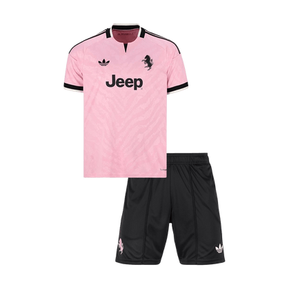 Juventus Gyerek Idegenbeli Mez 2026/27 Rózsaszín