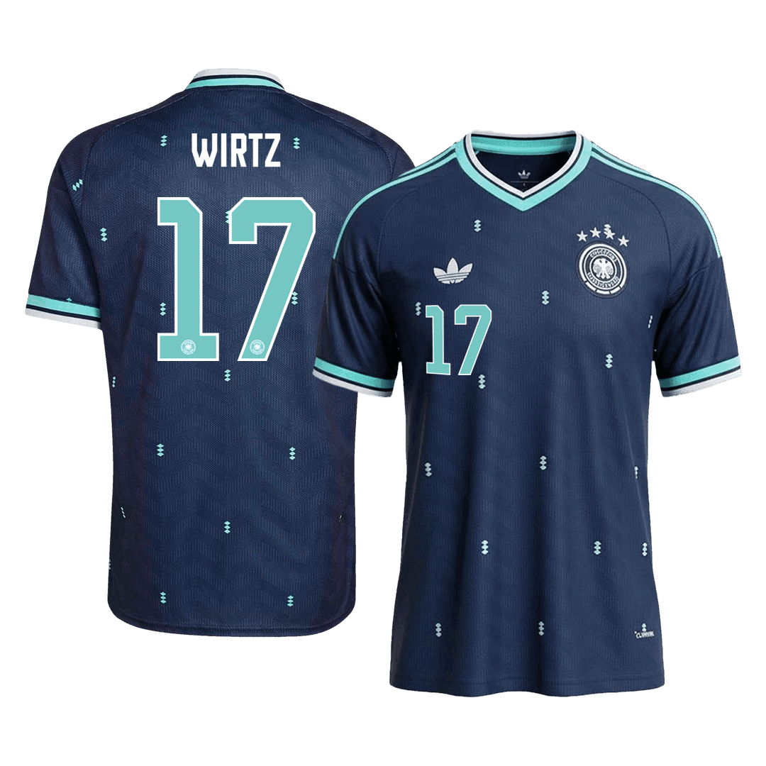 WIRTZ #17 Germany Idegenbeli Világbajnoki Mez 2026 Sötétkék