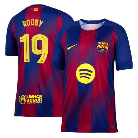 ROONY #19 Barcelona Otthon Futball Mez 2025/26    Piros&Kék - UCL