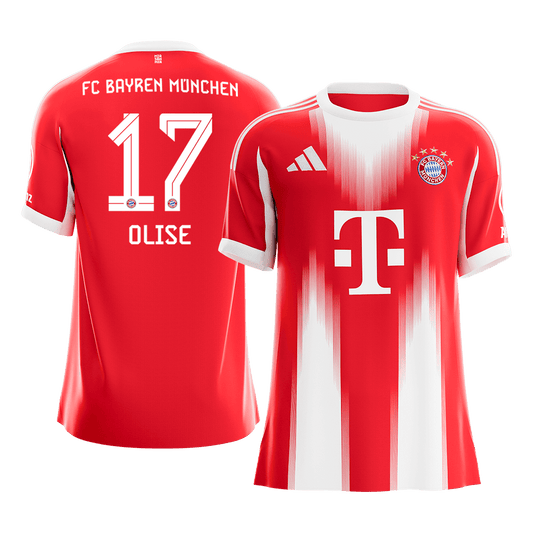 OLISE #17 Bayern Munich
 Otthon Futball Mez 2025/26 Piros