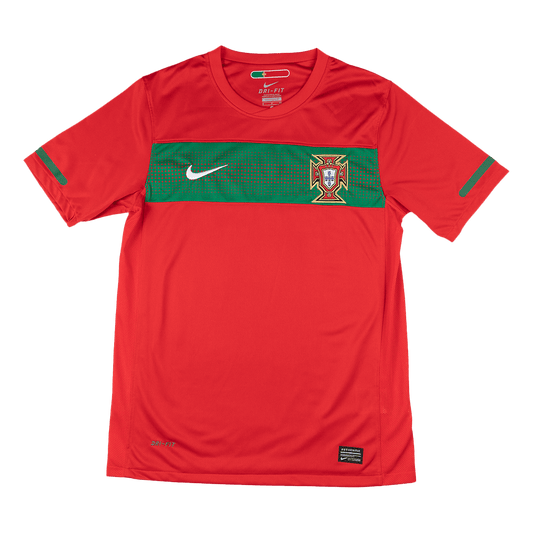 Portugal Otthon Retro Futball Mez 2010 Piros
