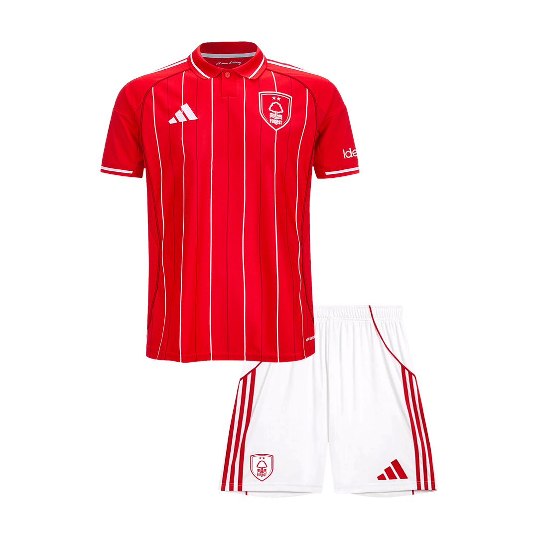 Nottingham Forest Gyerek Hazai Mez Készlet(Mez+Nadrág) 2025/26 Piros