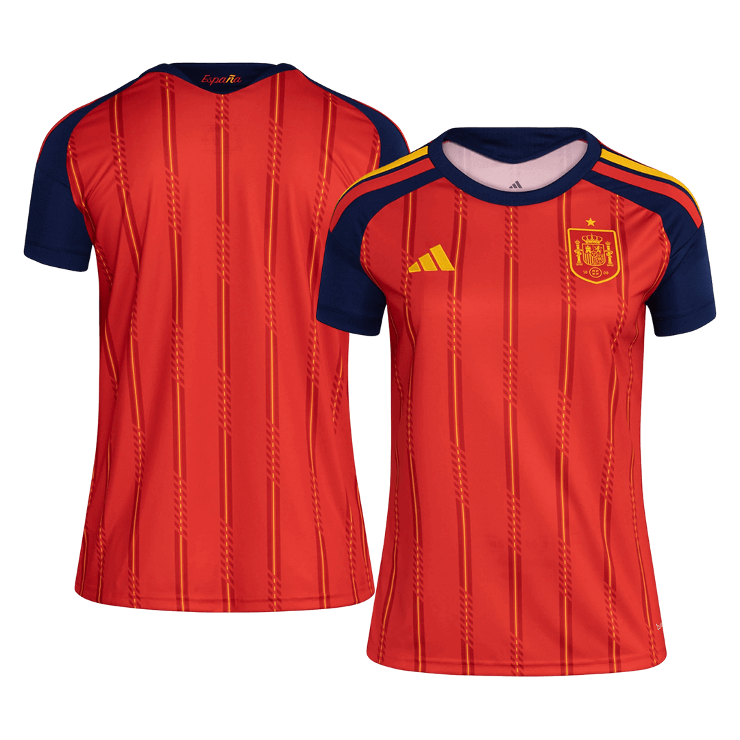 Női Spain Hazai Futball Világbajnoki Mez 2026 Piros