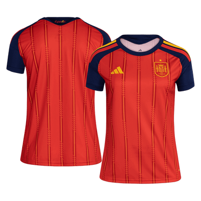 Női Spain Hazai Futball Világbajnoki Mez 2026 Piros
