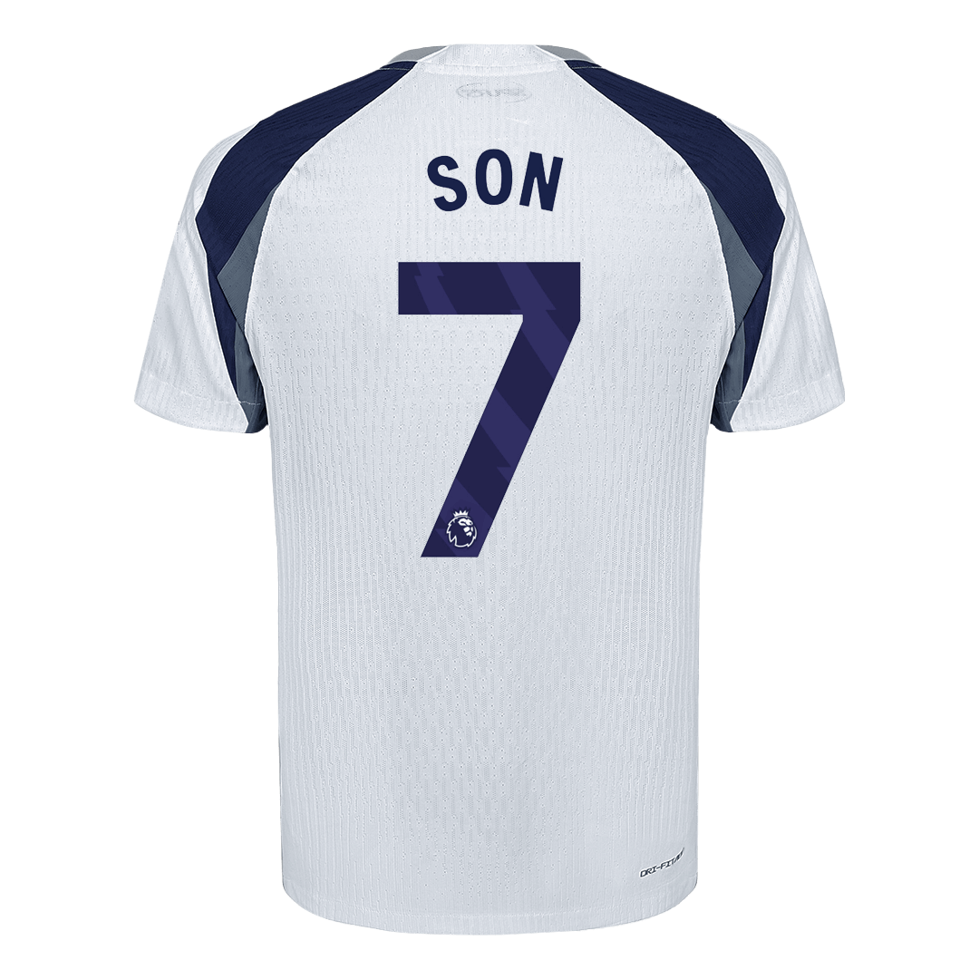 SON #7 Tottenham Hotspur Játékos Otthon Mez 2025/26 Fehér