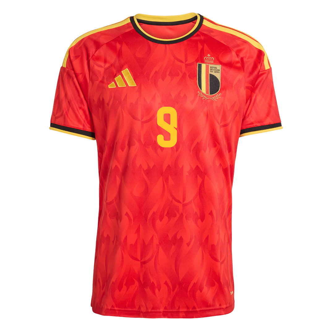 LUKAKU #9 Belgium Hazai Mez 2026 Piros