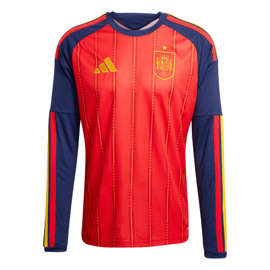 Spain Hazai Hosszú Ujjú Mez 2026 Piros