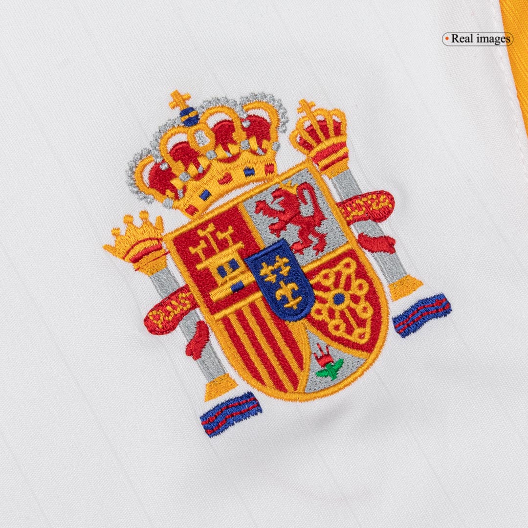 Spain Idegenbeli Retro Futball Mez 2006 Fehér