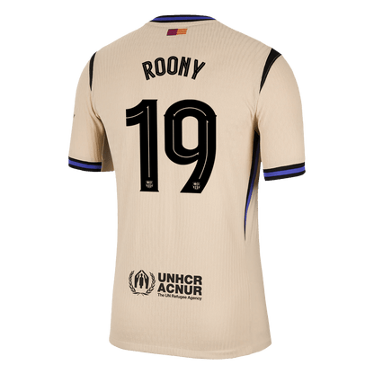 ROONY #19 Barcelona Játékos Idegenbeli Mez 2025/26 Sárga - UCL
