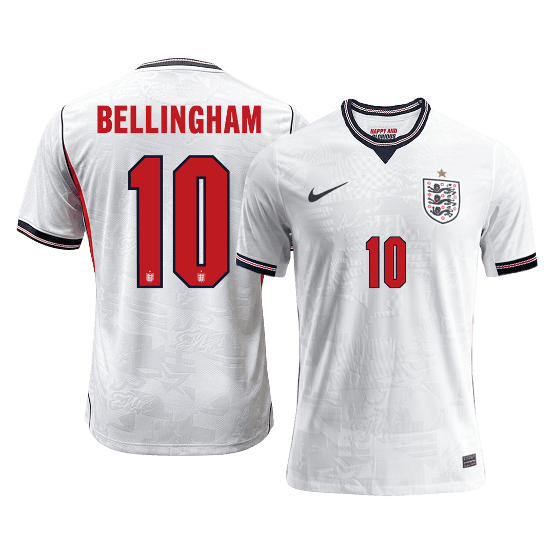 BELLINGHAM #10 England Játékos Verzió Hazai Világbajnoki Mez 2026 Fehér