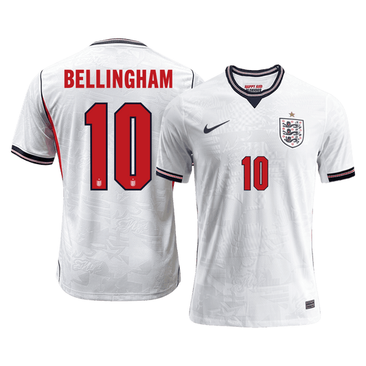 BELLINGHAM #10 England Játékos Verzió Hazai Világbajnoki Mez 2026 Fehér