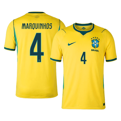 MARQUINHOS #4 Brazil Hazai Mez 2026 Sárga