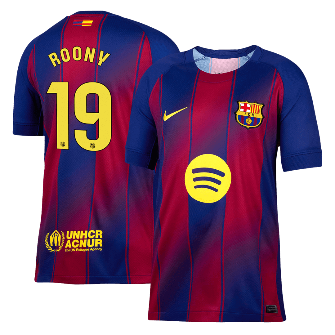 ROONY #19 Barcelona Otthon Futball Mez 2025/26    Piros&Kék