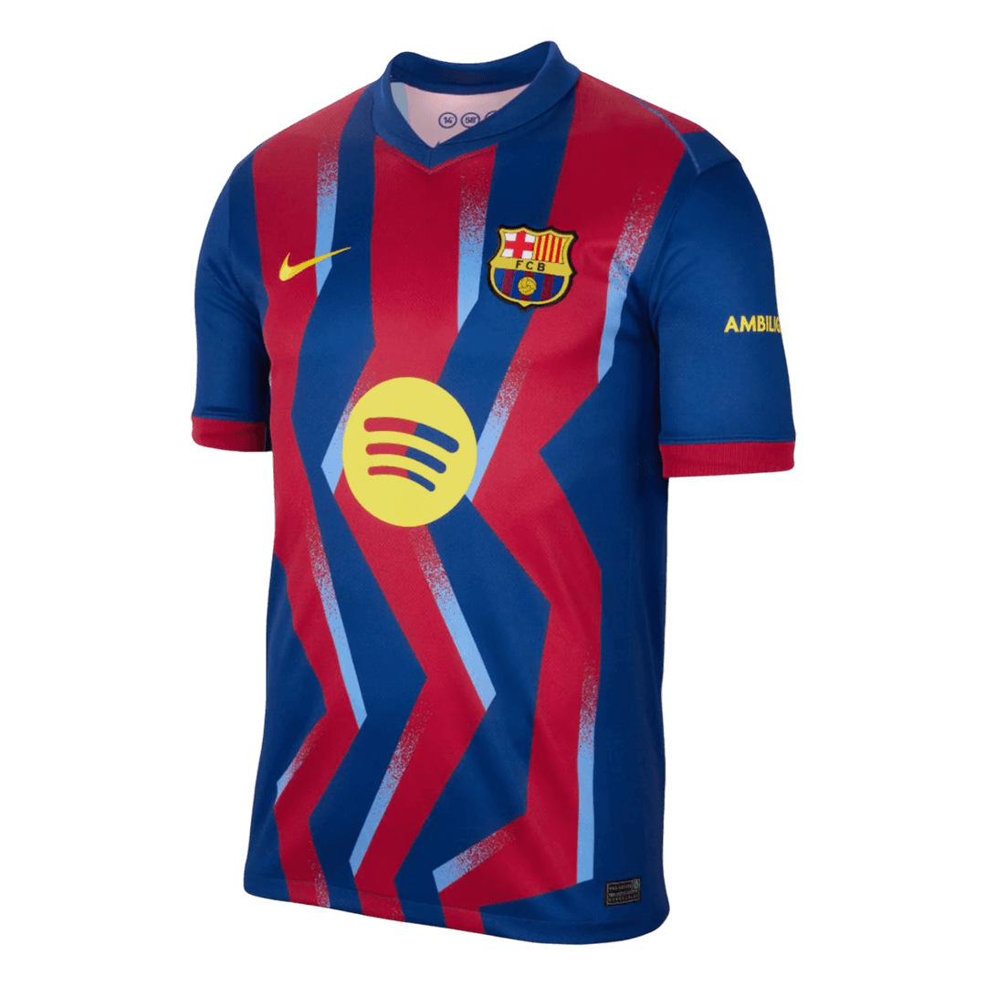 Barcelona Negyedik Mez Szett (Mez+Nadrág) 2025/26 Piros&Kék