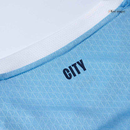 Manchester City Játékos Otthon Mez 2025/26 Kék