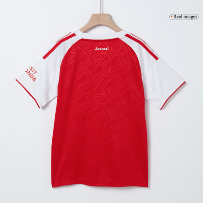 Gyerekek Arsenal Otthoni Soccer Mez Készlet(Mez+Rövidnadrág) 2025/26 Piros