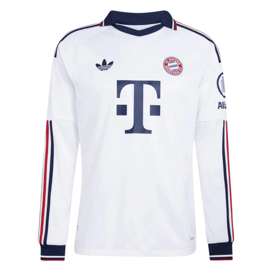 Bayern Munich Idegenbeli Hosszú Ujjú Mez 2026/27 Fehér