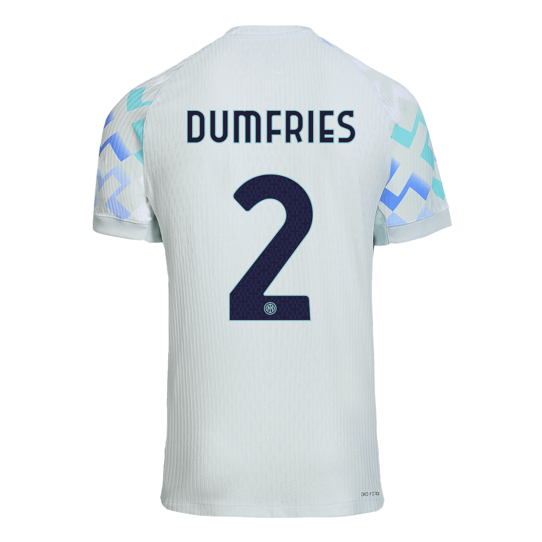 DUMFRIES #2 Inter Milan Játékos Idegenbeli Mez 2025/26 Kék