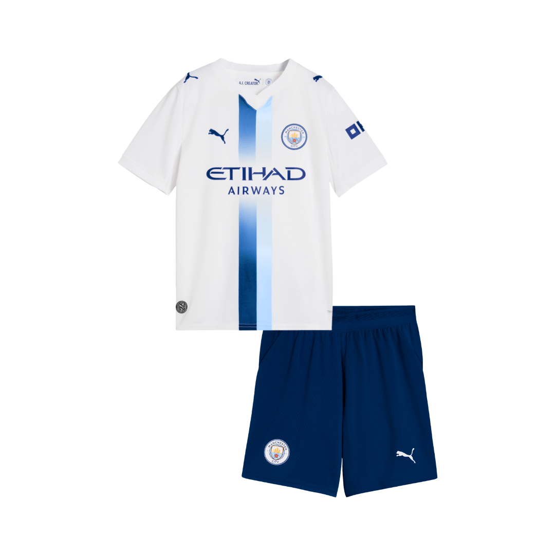 Manchester City Gyerek Harmadik Mez 2026/27 Fehér