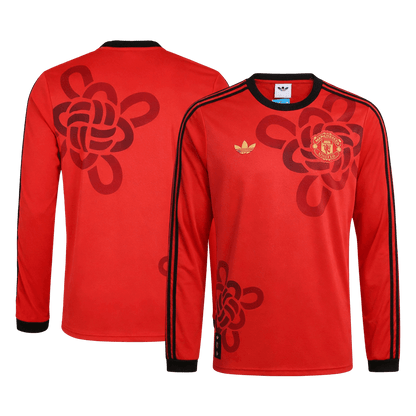 Manchester United Hosszú Ujjú Mez 2025/26 Piros