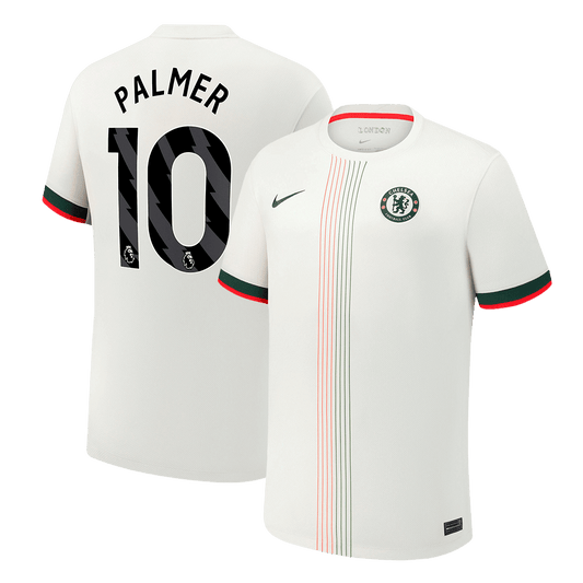 PALMER #10 Chelsea Idegenbeli Soccer Mez 2025/26 Fehér