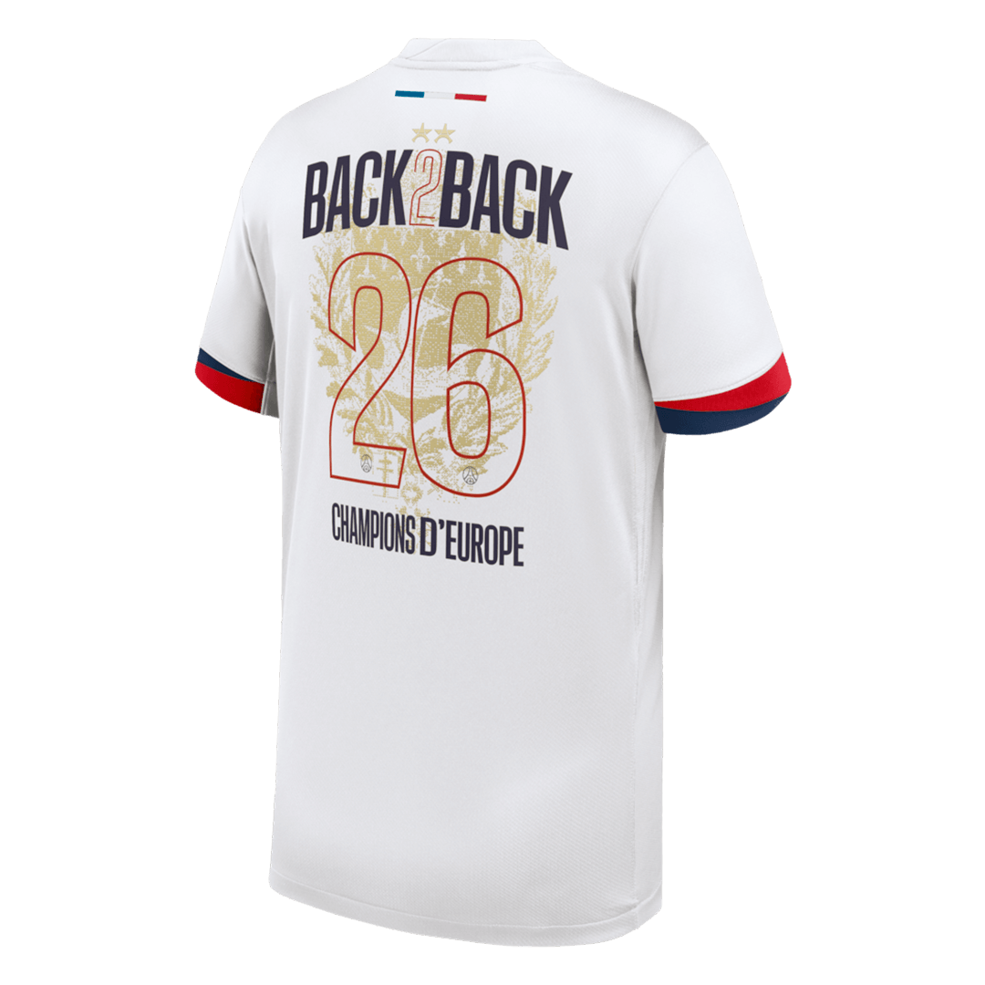 Champions of Europe #26 PSG Idegenbeli Mez 2024/26 Fehér