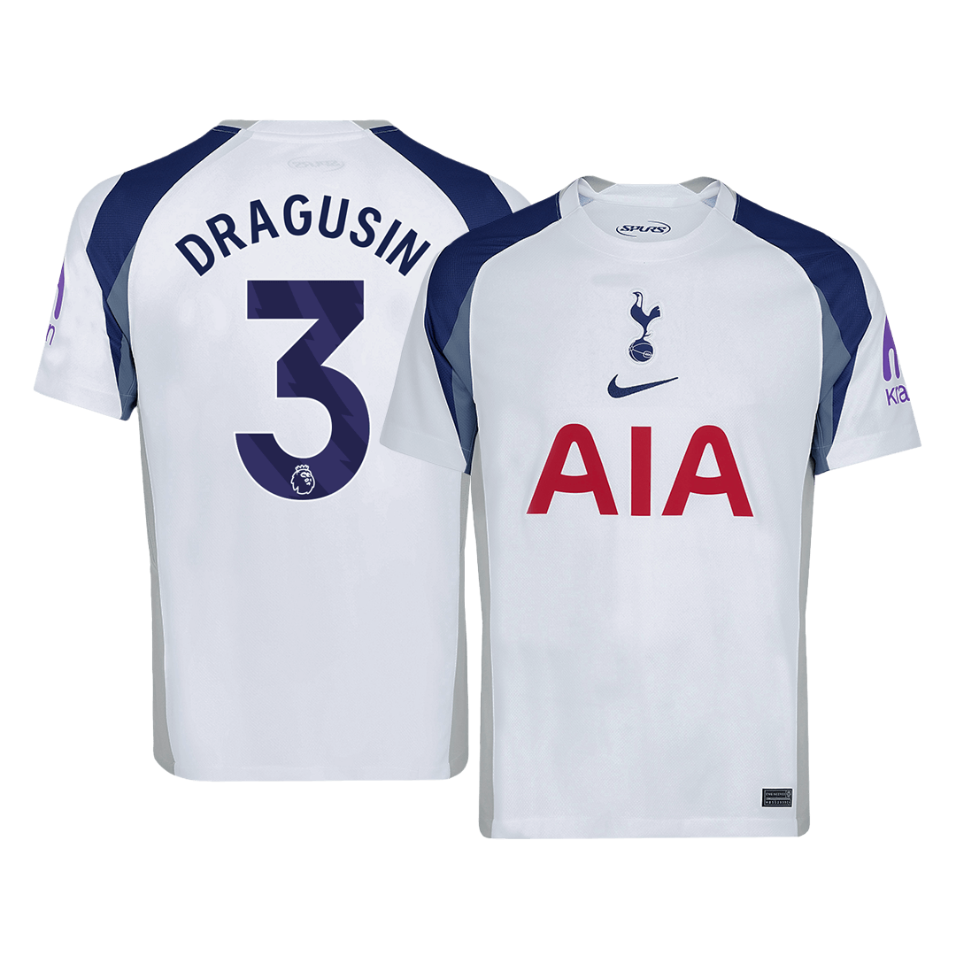 DRAGUSIN #3 Tottenham Hotspur Otthon Mez 2025/26 Fehér