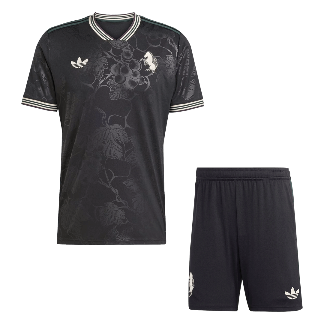 Juventus Idegenbeli Harmadik Mez Szett (Mez+Nadrág) 2025/26 Fekete