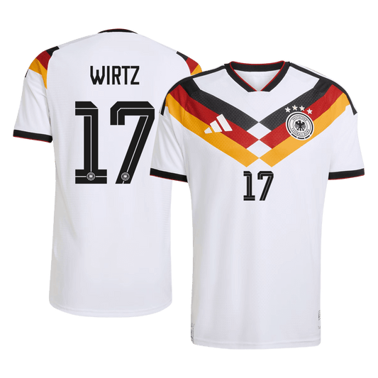 Játékos Verzió WIRTZ #17 Germany Otthon Mez 2026 Fehér