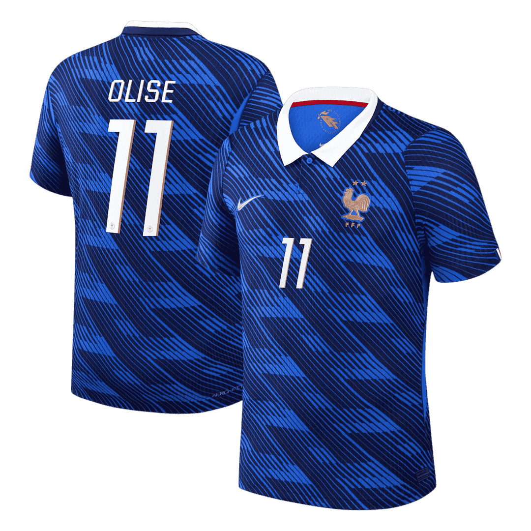 OLISE #11 France Játékos Verzió Hazai Mez Világbajnoki 2026 Kék