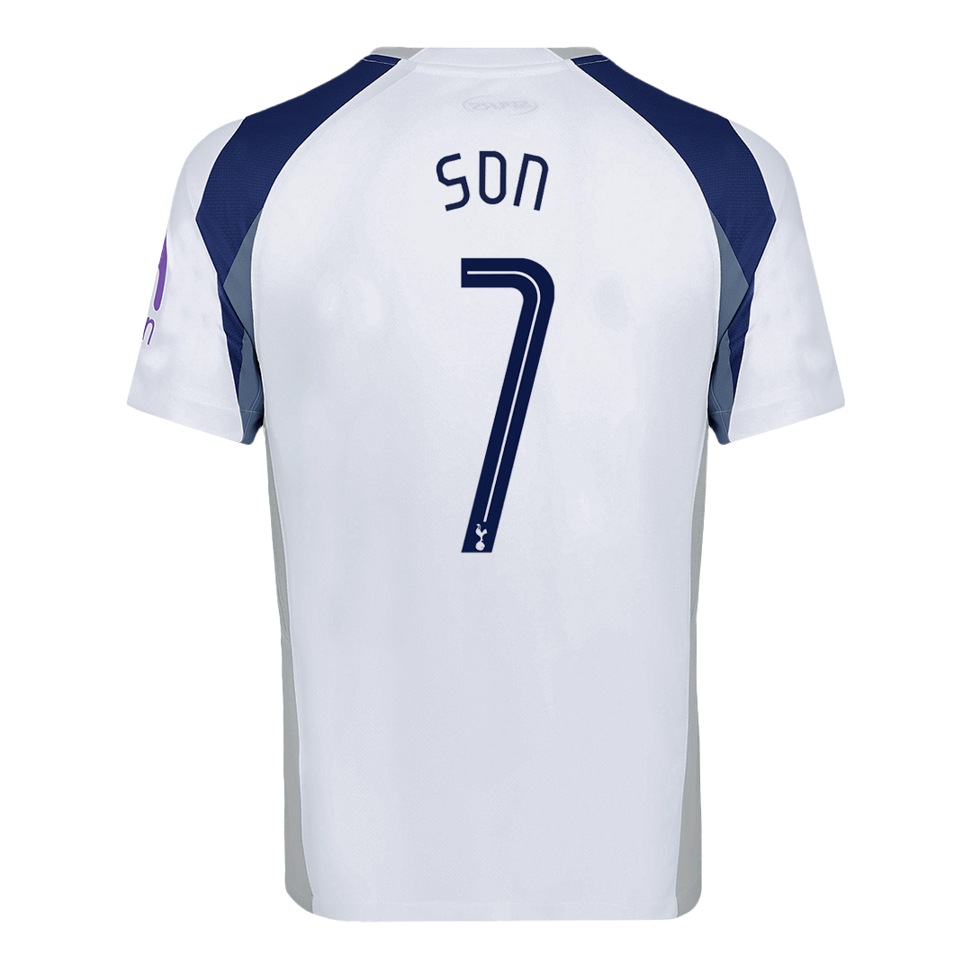 SON #7 Tottenham Hotspur 
Otthon 
 Futball Mez 
2025/26 
 Fehér 
 
 
- UCL