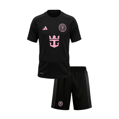 Inter Miami CF Gyerek Idegenbeli Világbajnoki Mez Készlet(Mez+Nadrág) 2026 Fekete