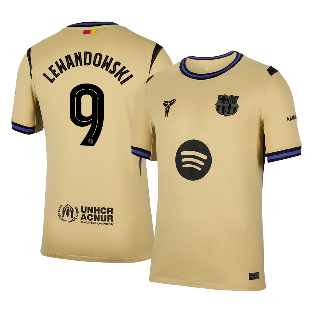 LEWANDOWSKI #9 Barcelona 
 Idegen 
 Futball Mez 
2025/26 
 Sárga 
 
 
- UCL