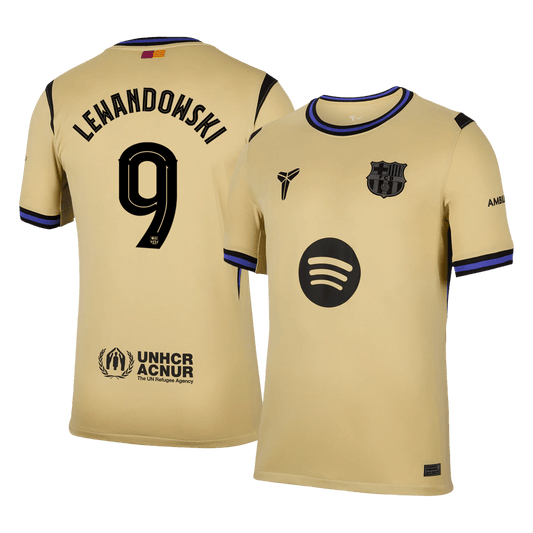 LEWANDOWSKI #9 Barcelona 
 Idegen 
 Futball Mez 
2025/26 
 Sárga 
 
 
- UCL