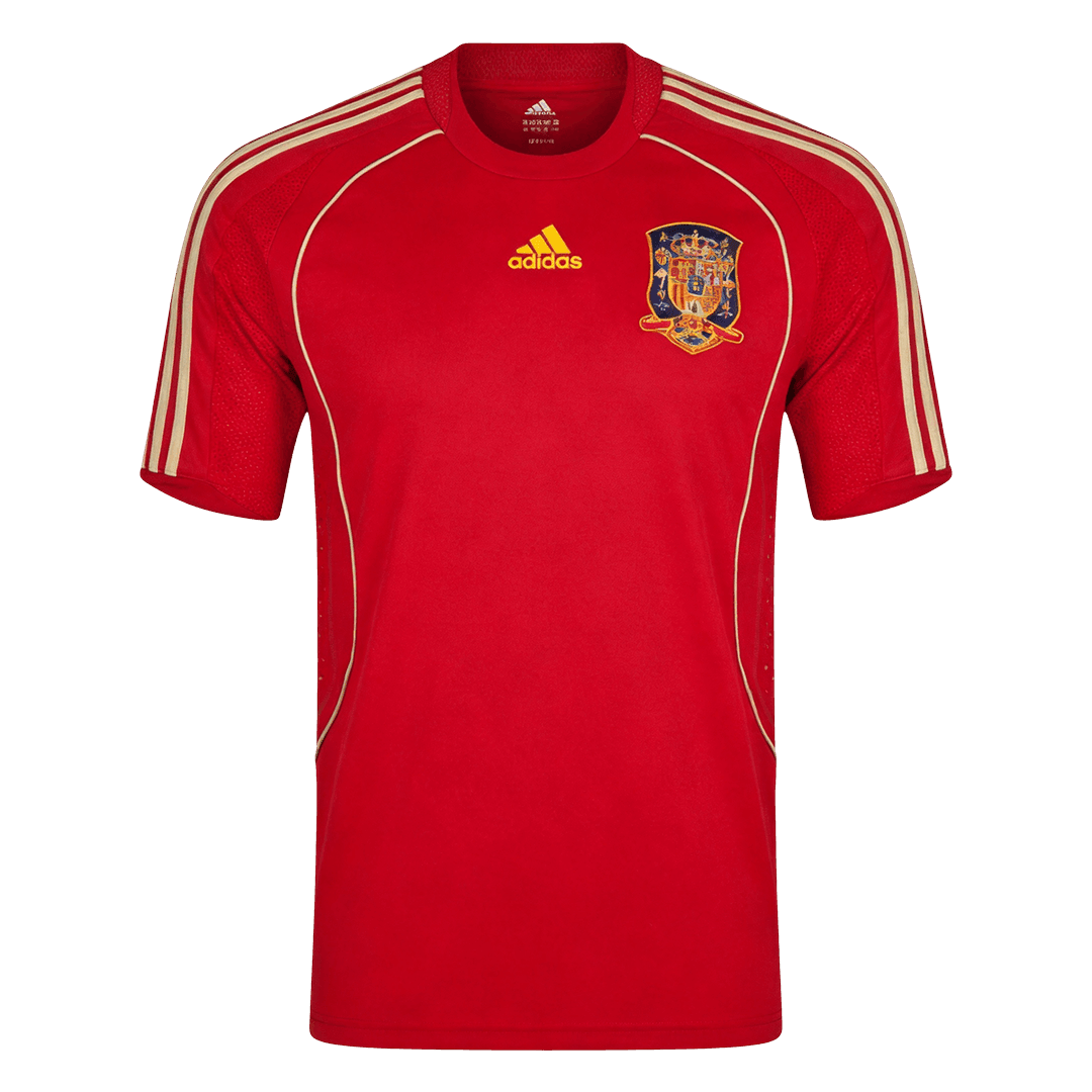 Spain Hazai Retro Futball Mez 2008 Piros
