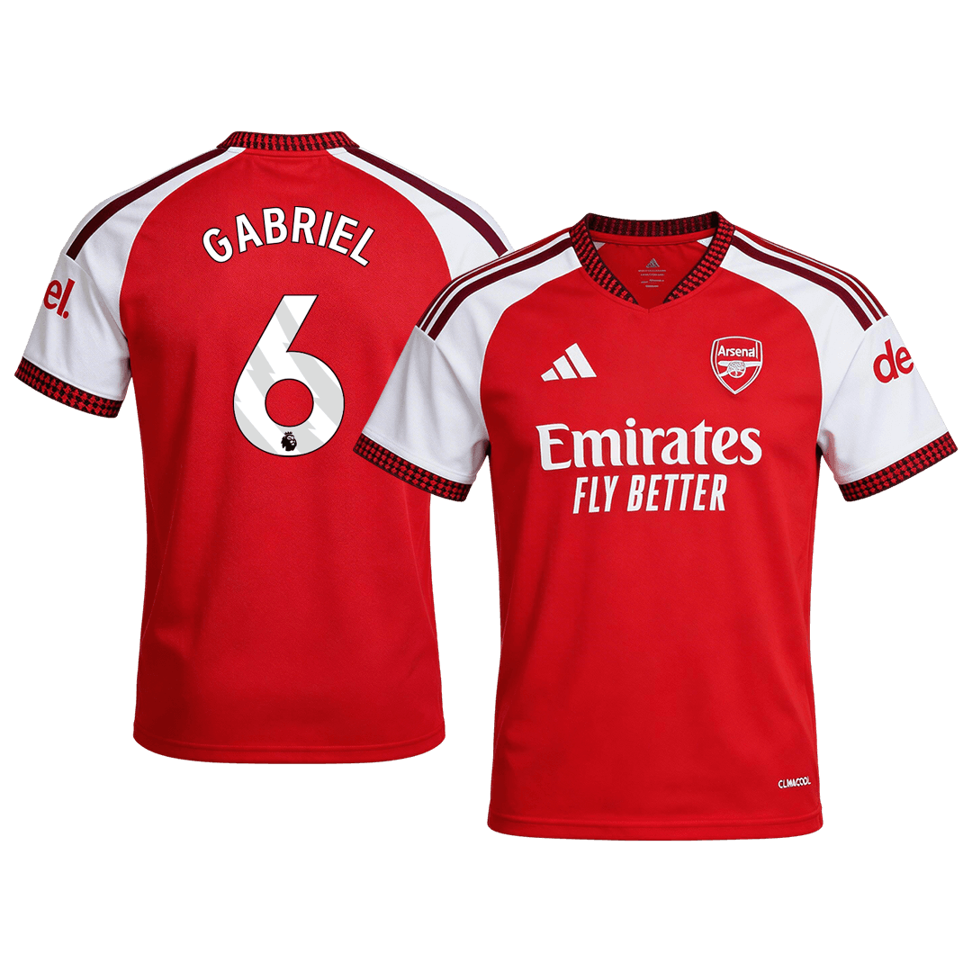 GABRIEL #6 Arsenal Játékos Verzió Hazai Mez 2026/27 Piros